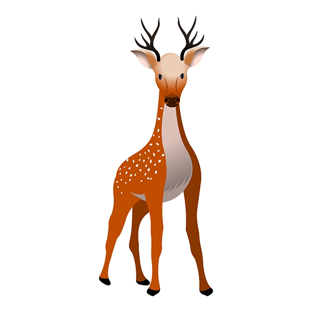 Animal deer vector