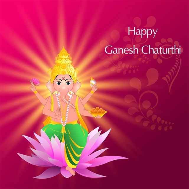 Happy Ganesh chaturthi wish