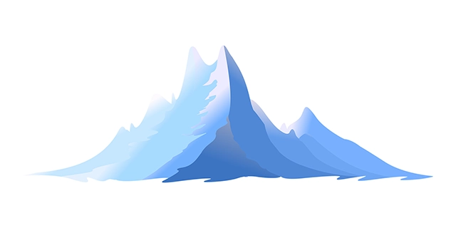 Blue hill mountain vector