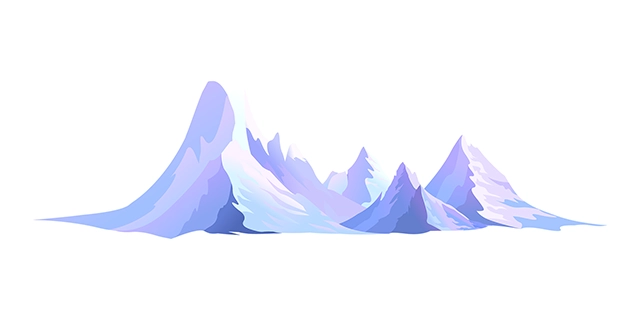 Blue mountain vector