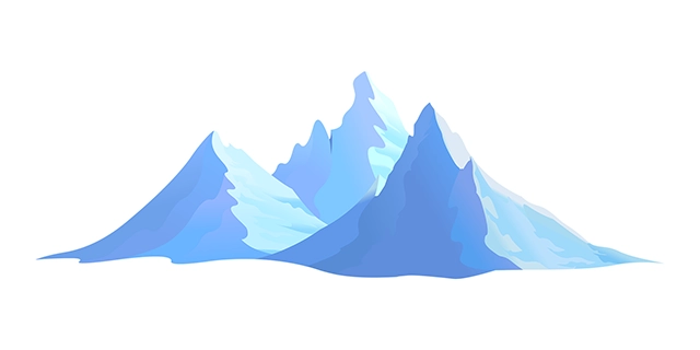 Blue mountain vector