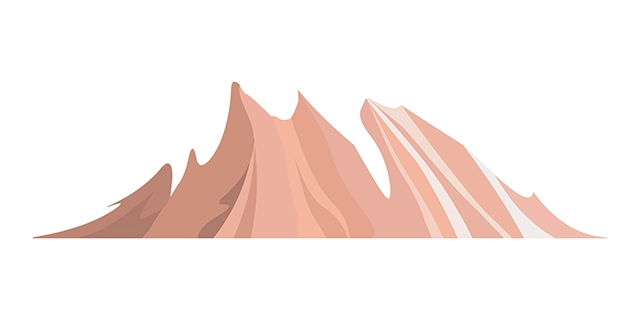 Cliff mountain vector