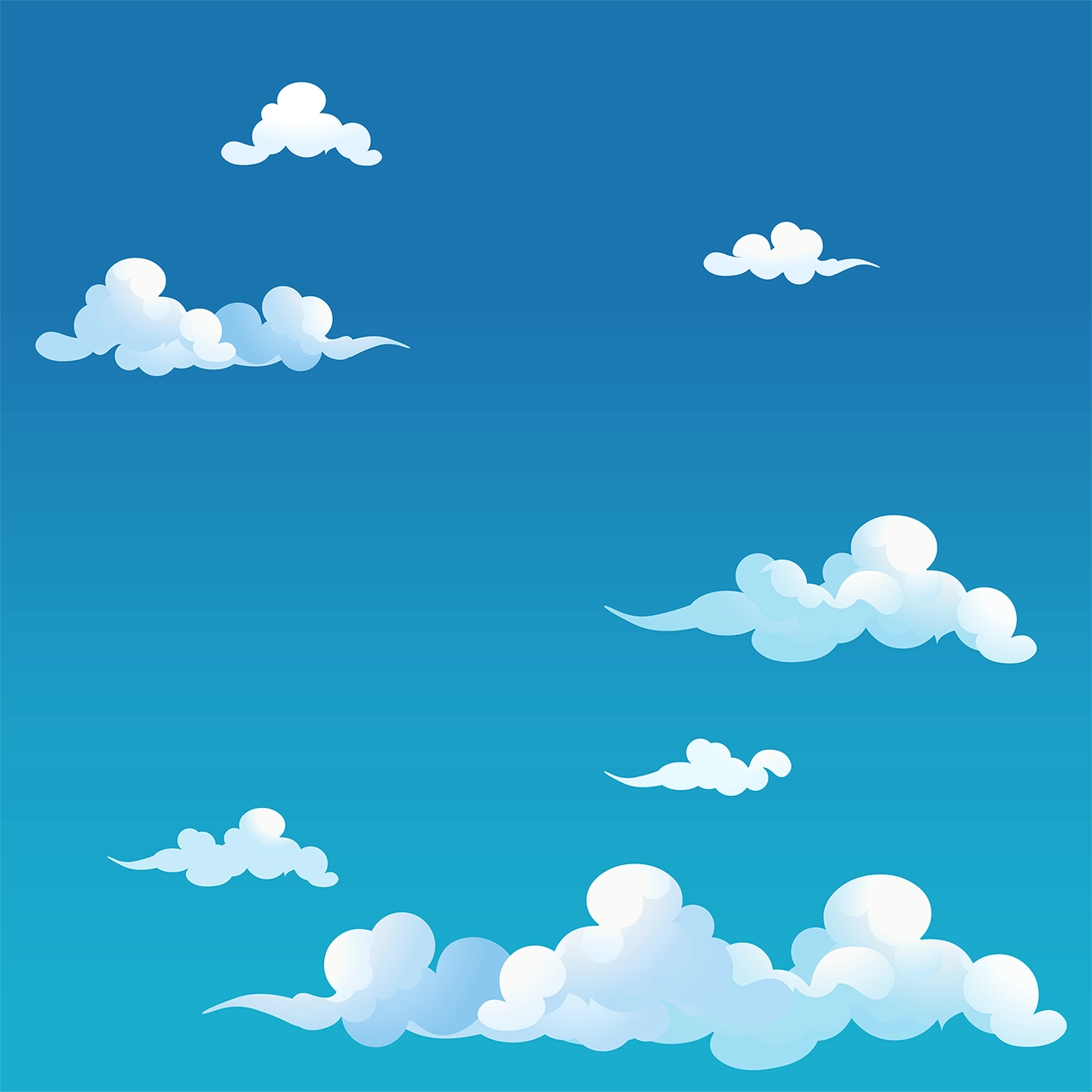 Cloud blue sky background vector