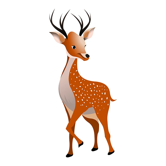 Deer animal vector