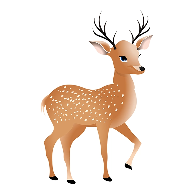 Deer animal vector graphic