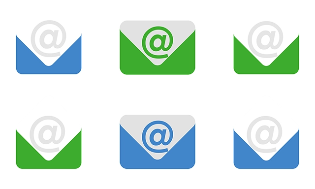 Email icon logo vector