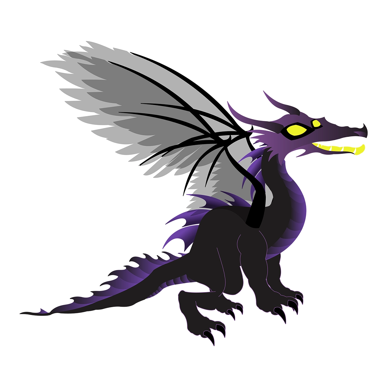 Fantasy animal dragon vector