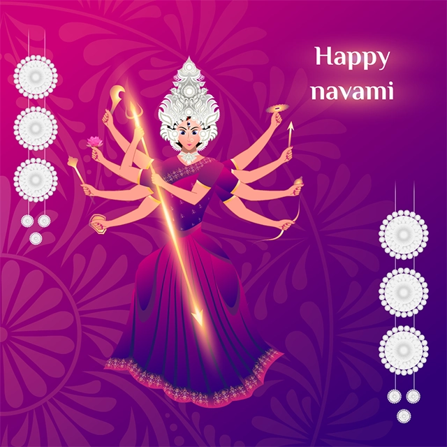 Happy Navami wish