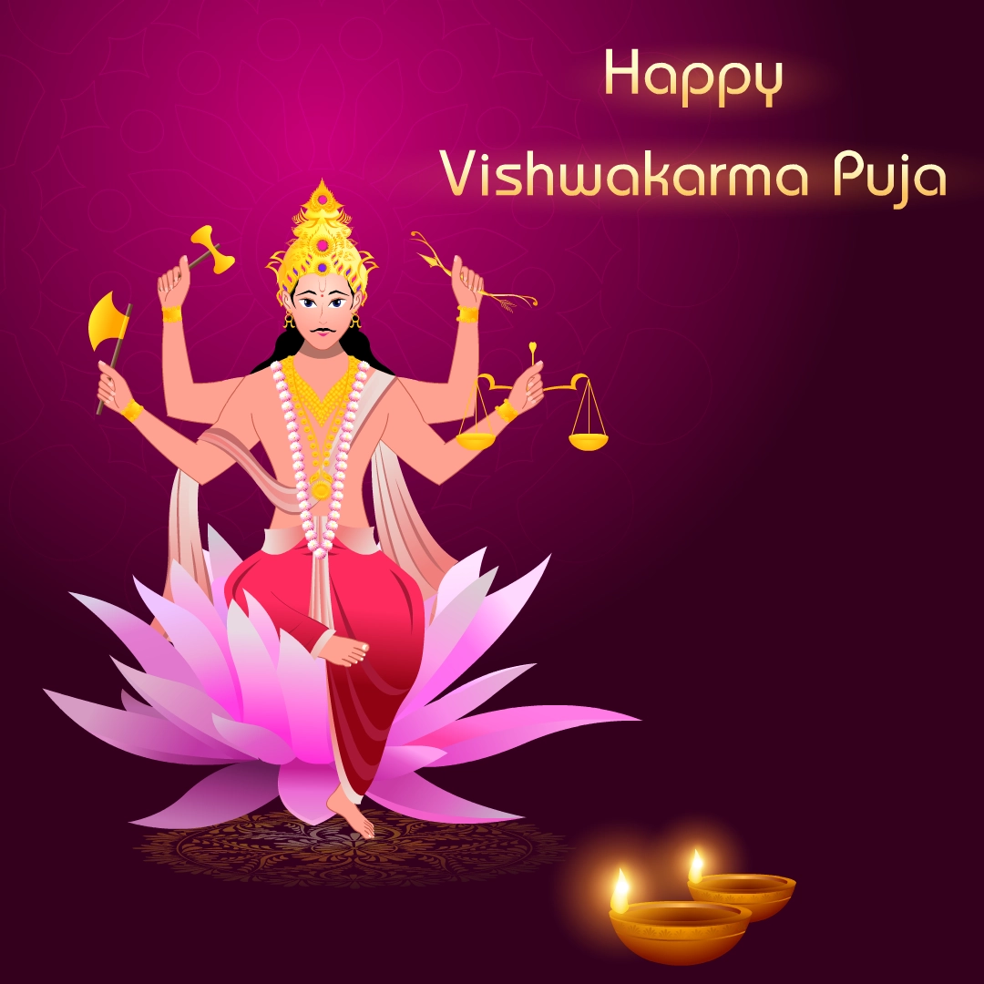 Happy Vishwakarma Puja wish