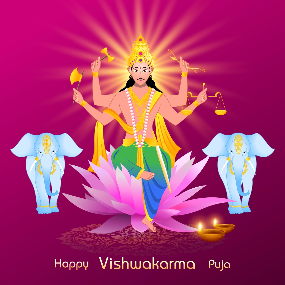 Happy Vishwakarma Puja wish