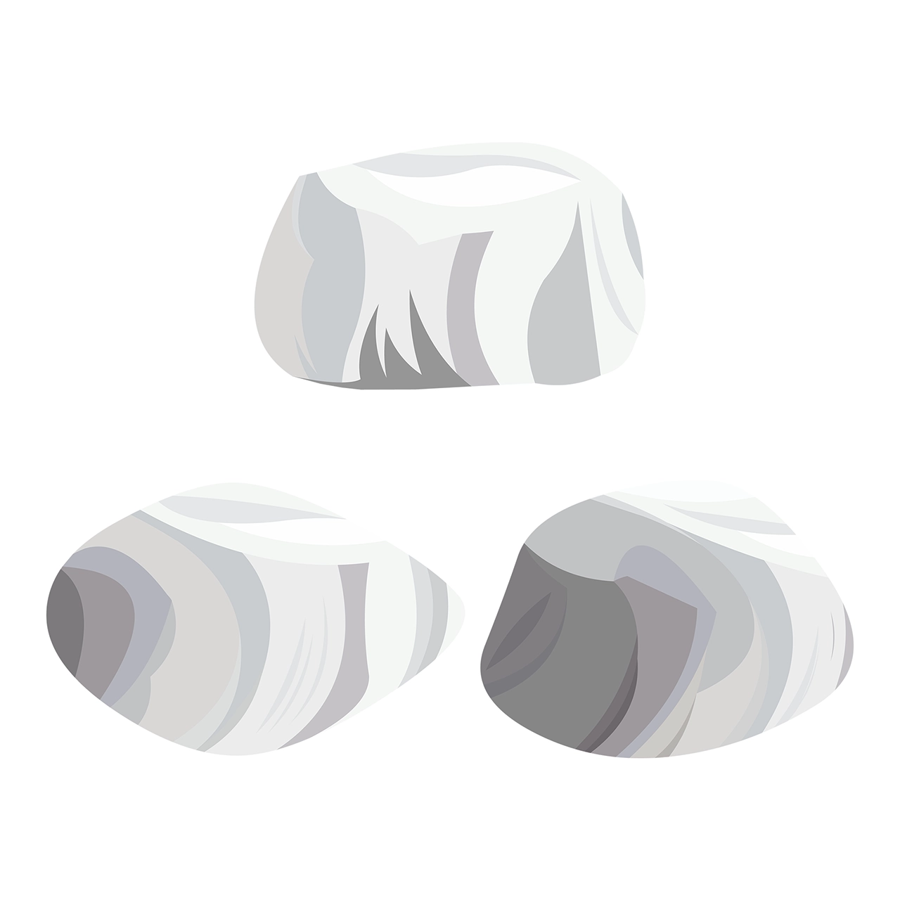 Marble stone rock vector