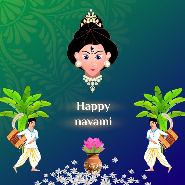 Happy Navami wish