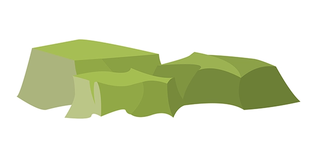 Green rock vector