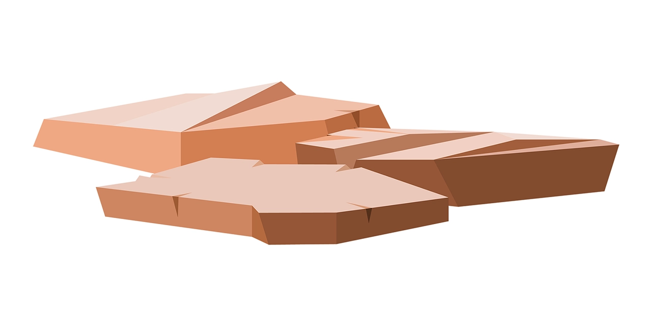 Rock sandstone vector