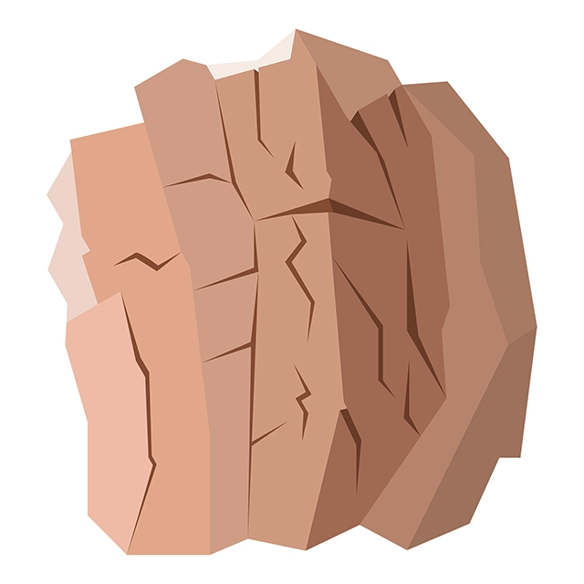 Sandstone rock stone vector