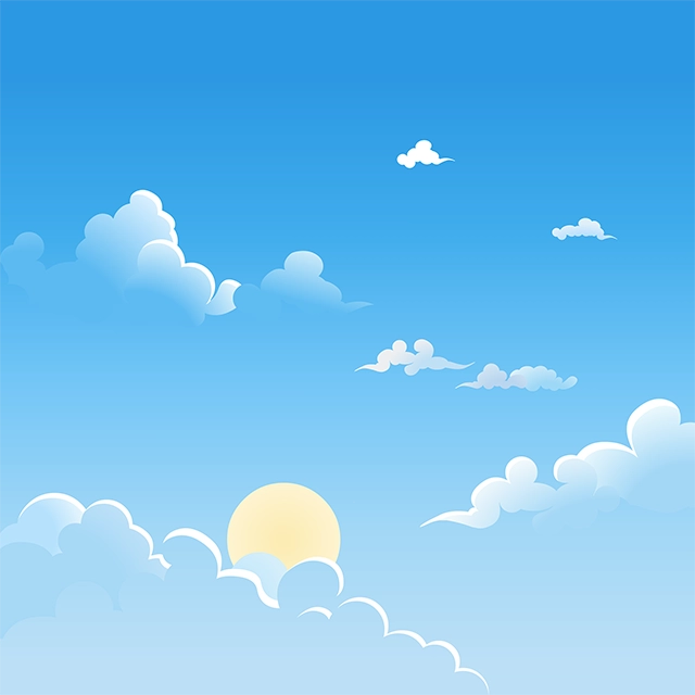 Sky cloud background vector