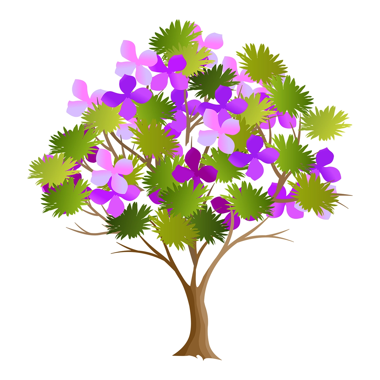 Cartoon tree vector