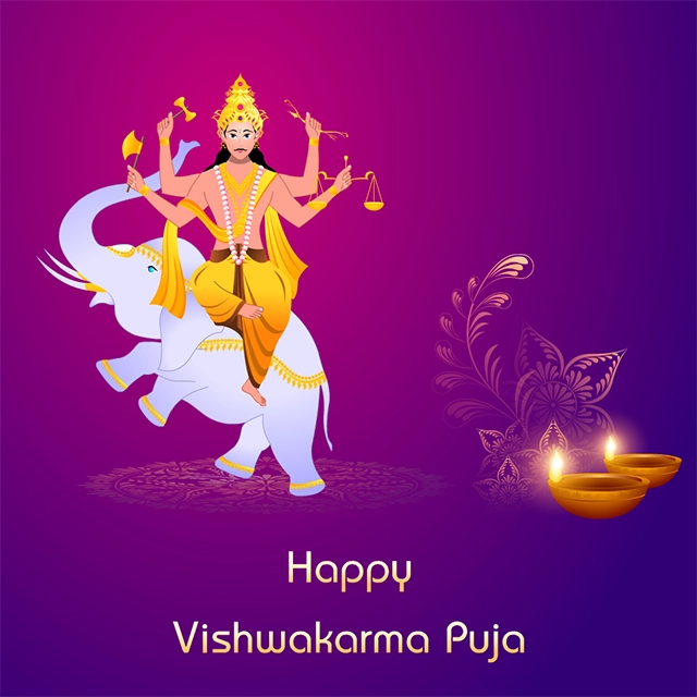 Happy Vishwakarma Puja wish