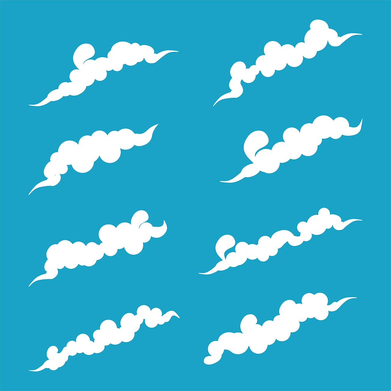 Weather white cloud vector